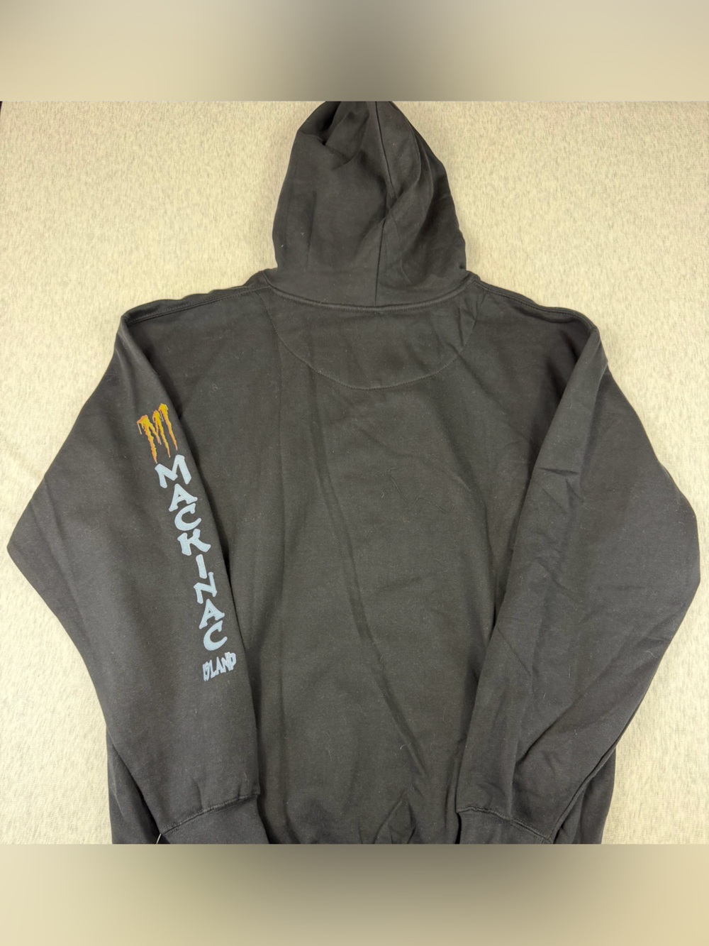 NWT Mackinac Island Michigan / Monster Graphic Hoodie Size Large Unisex - Picture 6 of 13